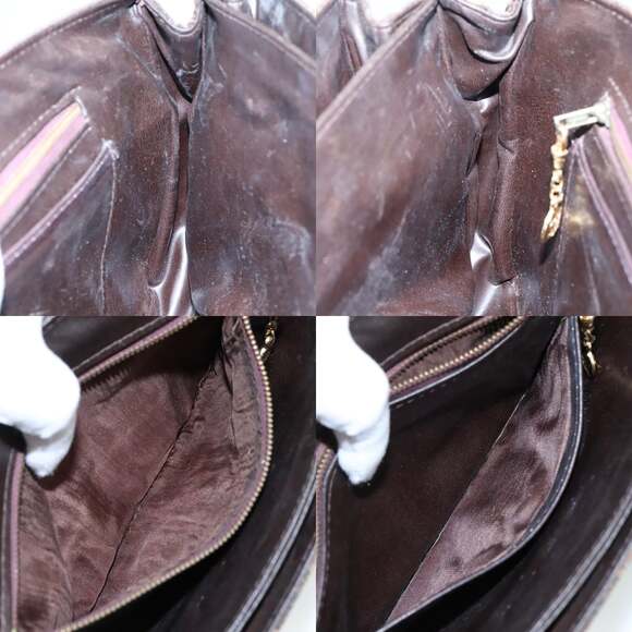 CELINE C Sulky Hand Bag Canvas Brown - Picture 12 of 13